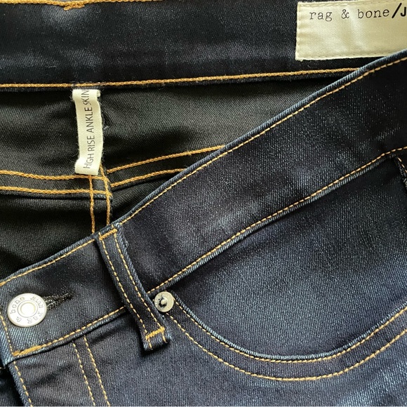 NWOT rag & bone High Rise Ankle Skinny Jeans - Picture 8 of 10